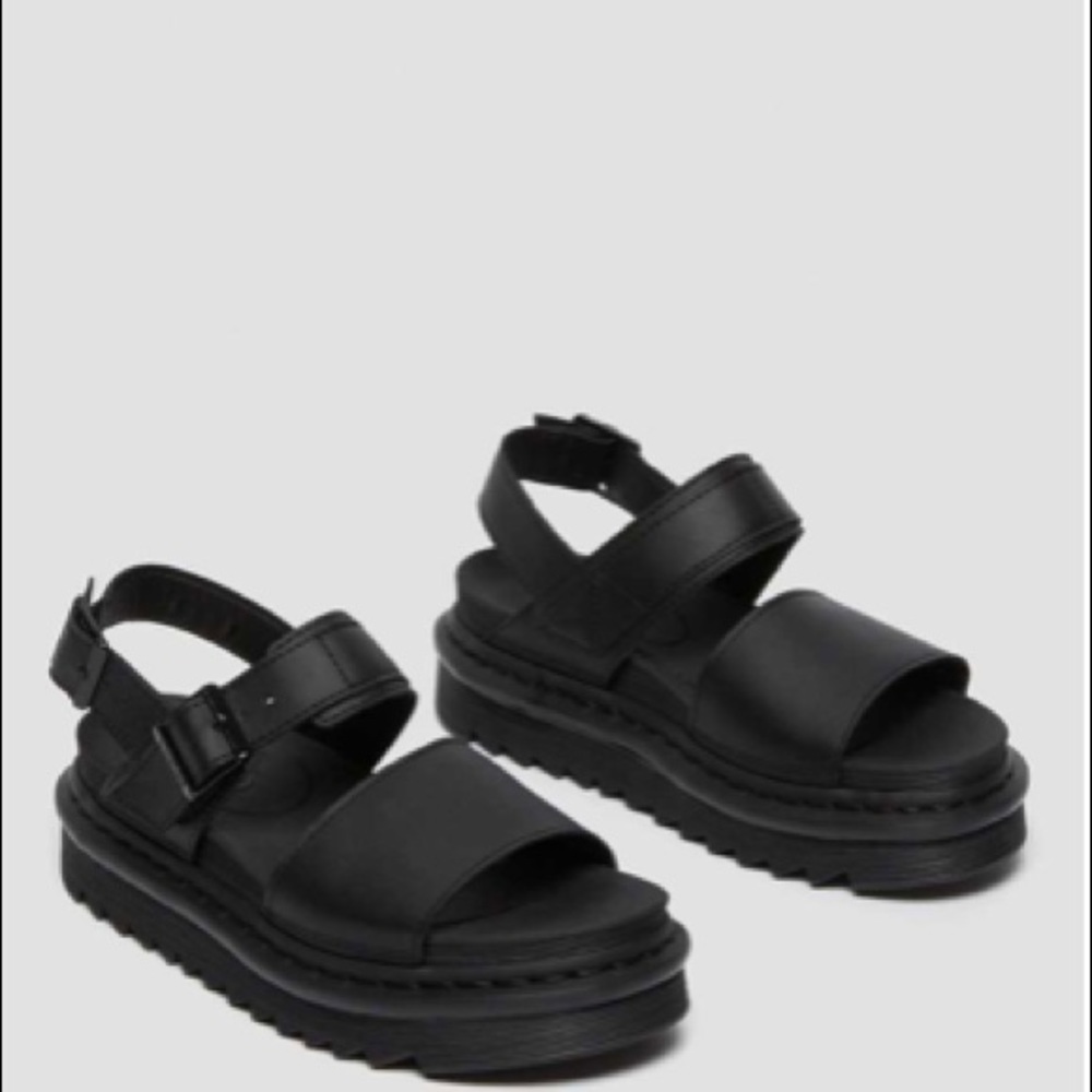Dr. Martens Voss Womens Leather Strap Sandals Size 41 (US 10)